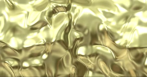 Seamless Loop of Liquid Gold Abstract Background