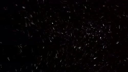Falling Confetti on Black Background for Celebratory Events