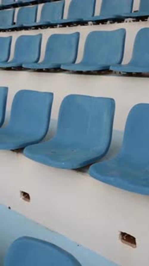Vertical View Of Stadium Seats