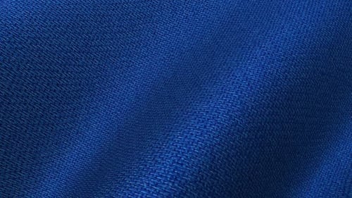 Abstract Blue Fabric Waving Background Loop