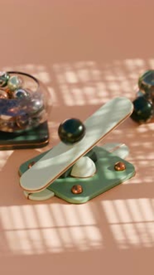 Balancing Marble 3d Loop Animation