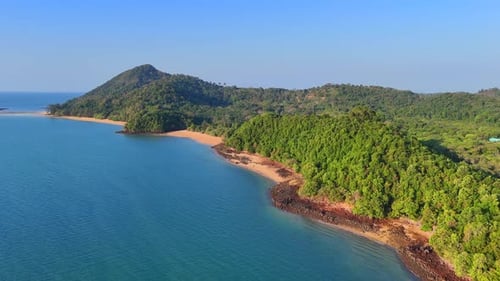 Tropical coastline.