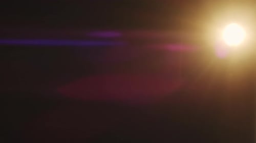Abstract Light Leaks and Lens Flares on Dark