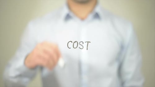 Kosten, Schreiben auf transparentem Bildschirm