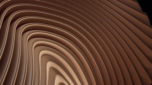 3D Abstract Flowing Wavy Lines Background