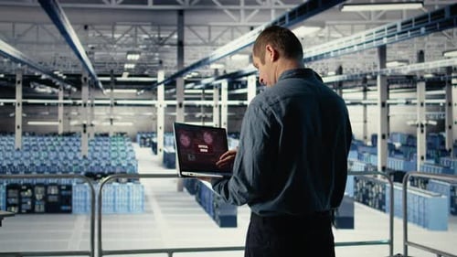 Server Hub Software Developer Seeing Critical Error Popup on Laptop Display