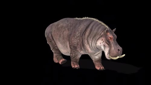 Hippo Walk Idle 2