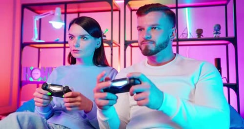 Joystick Gamers Neon Play