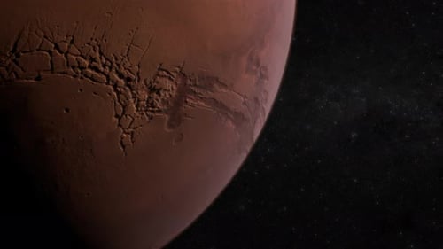 Mars Ascending - Epic Flybys And Celestial Horizons 4K Motion Background