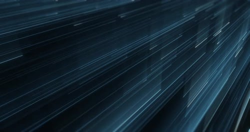 futuristic cyberspace. Abstract lines of blue light