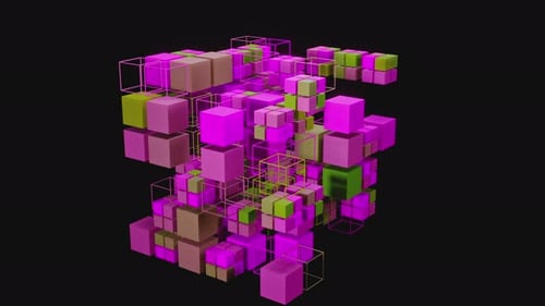 Cube Abstract Background