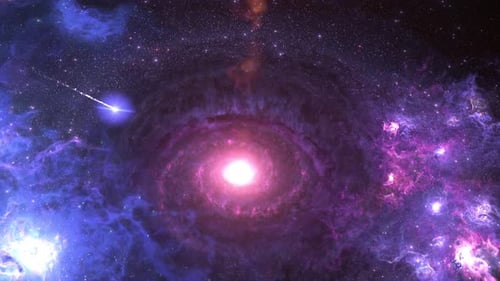 Galaxy with Cosmic Trail