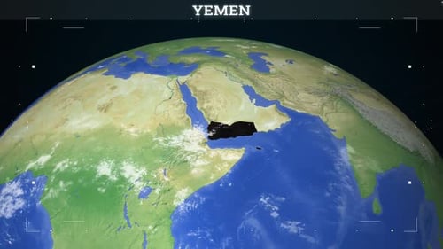 Global Map Country Highlight Digital Futuristic Reveal