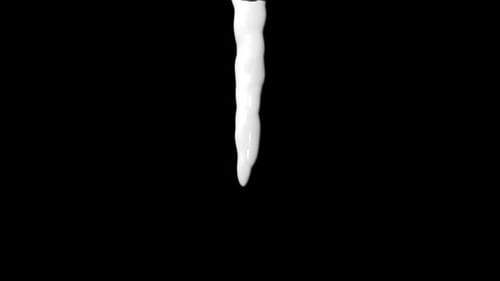 white milk drops splash set isolated on transparent background