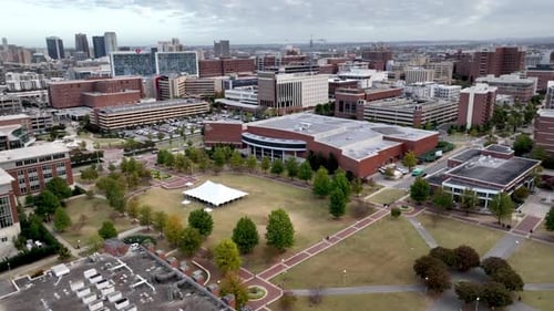 University of Alabama at Birmingham in Birmingham Alabama aerial