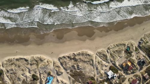 Ocean aereal sanital view