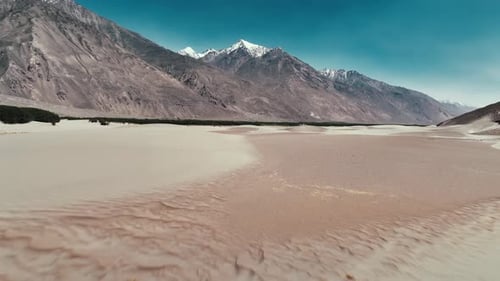 Breathtaking And Aerial View Of Pamir Mountains And Natural Beauty, Tajikistan