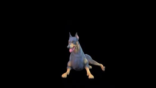 Black Hound Dog Idle 3