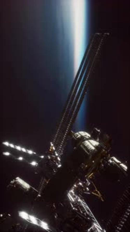 International Space Station Orbits Earth with Stunning Views of the Horizon