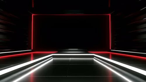 Sleek Futuristic Neon Corporate Logo Reveal Intro