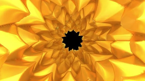 Abstract Golden Tunnel