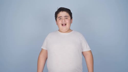 Boy smiling at camera
