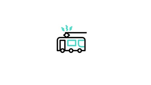 Icône animée Tram