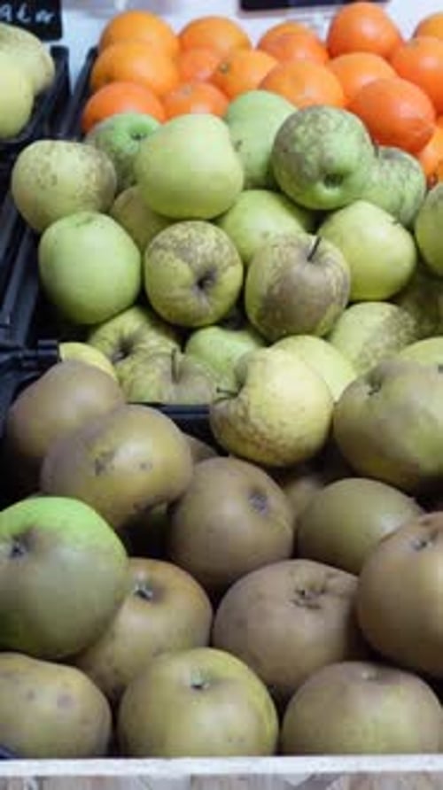 Vertical Video of Fruit on Market