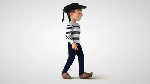 Fun breton character animation