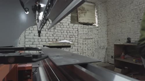 metal bending machine. metal bent. bending of metal. metal crafting