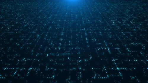 Visual Glitch Noise Big Data Digital Code Futuristic Information Technology Digital Cyberspace