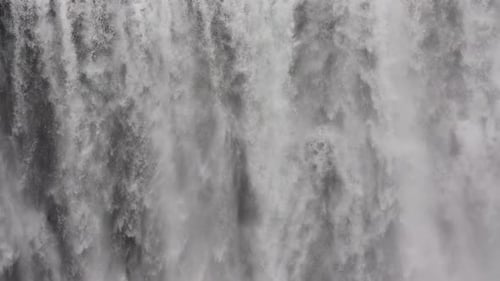 Drohnenflug von Dettifoss Waterfall