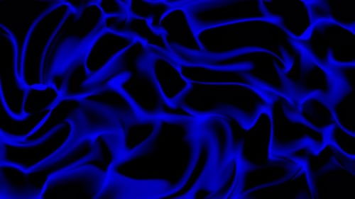 Abstract Blue Fluid Flowing Motion Background Loop