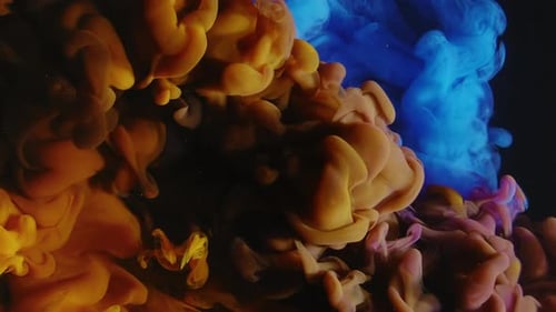 Ink Water Shot Color Smoke Splash Mix