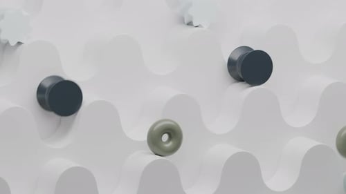 Geometric Path Colorful Shapes 3d Loop