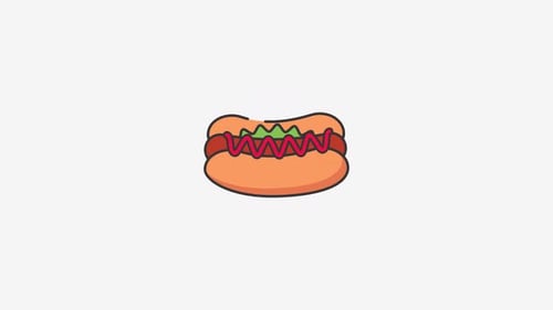 Hot Dog icon animation