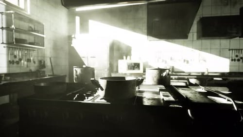 Old Kitchen of Abandoned House