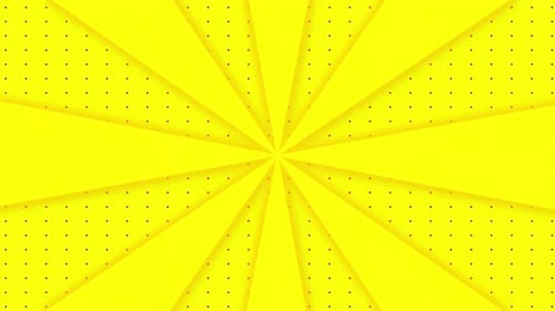 Pop Art Geometric Radial Sunburst Background Loop