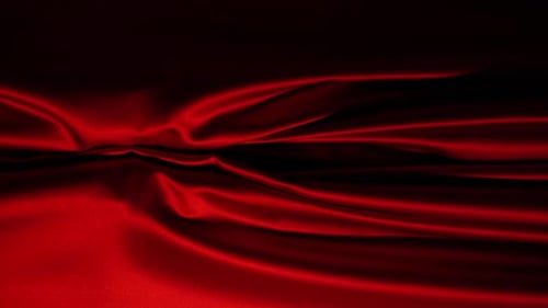 Man with Mask Pop Up From a Curtain Vertical Video Red Horror Lights