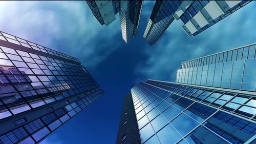 High Building and Sky 4K