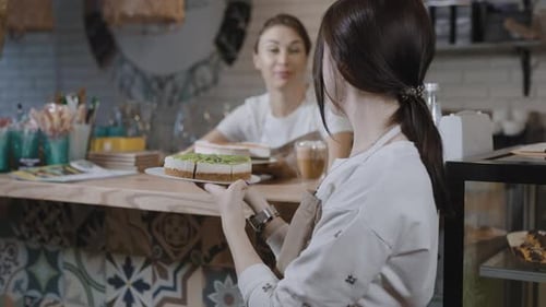 Staff in a Small and Cozy Coffee Shop