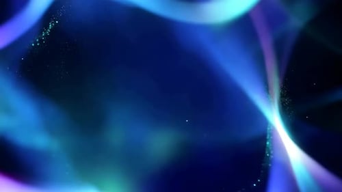 Ethereal Aurora Light Waves Abstract Cosmic Background