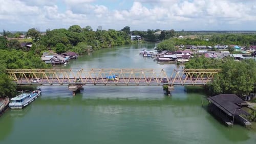 Bridge connecting Batulicin sub district with Simpang Empat