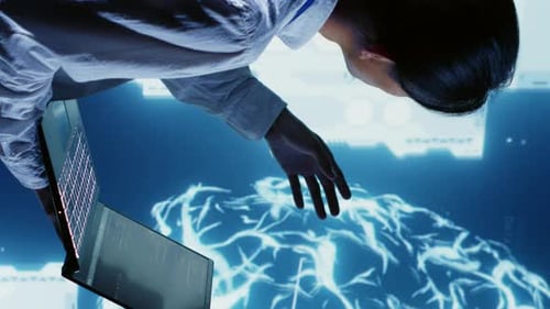 Vertikale Video-Admin-Programmierung KI-Neuronales Netzwerk