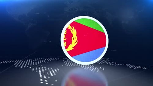 Futuristic Circle and Chevron Broadcast Logo Reveal