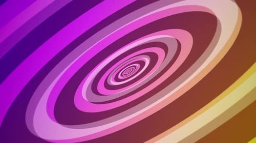 Colorful Hypnotic Elliptical Tunnel Background Loop