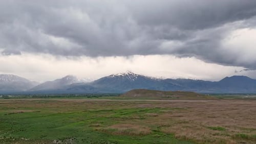 cloudy beautiful landscape