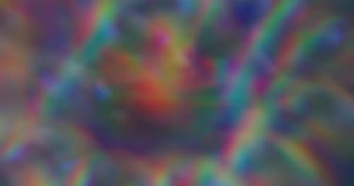 Abstract Prism Light Leak Background with Colorful Bokeh