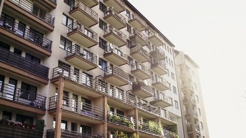 Apartment Building in Sunlight