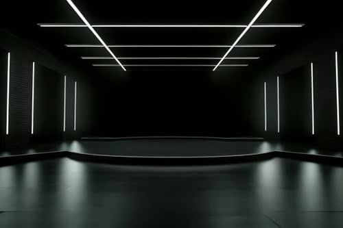 Futuristic Studio Display Logo Reveal